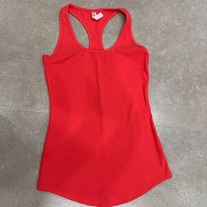 PTULA Women's Racerback Tank Top in color punch size small